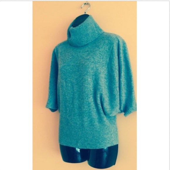 Cynthia Rowley GrayTurtleneck Batwing SweaterSZ XS - Picture 1 of 6